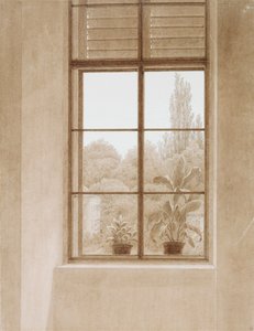 Finestra che si affaccia sul parco, 1810-1811 da Caspar David Friedrich
