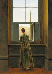 Donna alla finestra, 1822 da Caspar David Friedrich