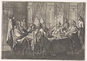 Trattative durante la Pace di Münster, 1648 da Caspar Luyken (attributed to)