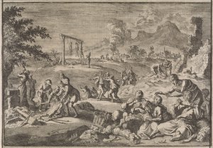 La Carestia in Germania, 1637 da Caspar Luyken