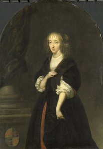 Ritratto di Jacoba Bicker (1640-95), moglie di Pieter de Graeff da Caspar Netscher