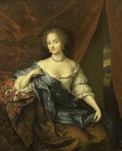 Ritratto di una donna, forse un membro della famiglia van Citters da Caspar Netscher