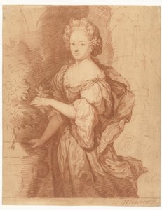 Ritratto di una dama nobile da Caspar Netscher