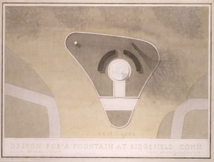 (Progetto per Fontana, Ridgefield, Connecticut) da Cass Gilbert