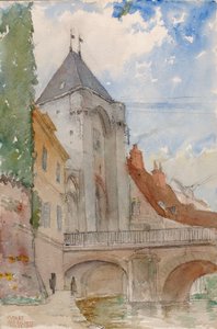Ponte a Moret, Francia, 1928 da Cass Gilbert