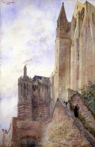 Mont Saint Michel, Francia, 1906