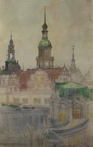 Le torri dello Zwinger, Dresda da Cass Gilbert