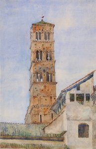 Torre, San Francisco Romano, Roma, 1898 da Cass Gilbert