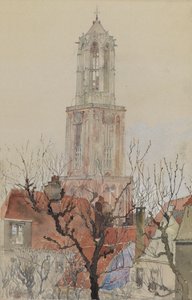 Torre della Cattedrale di Utrecht, Olanda, 1898 da Cass Gilbert