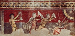 La lapidazione di Santo Stefano, c.1100 da Catalan School