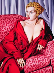 Kimono rosso da Catherine Abel