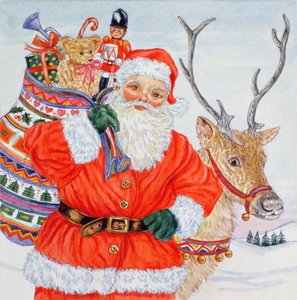 Babbo Natale e le sue renne