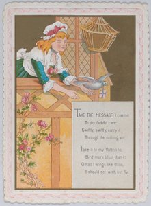 Valentine, 1874 da Catherine Greenaway