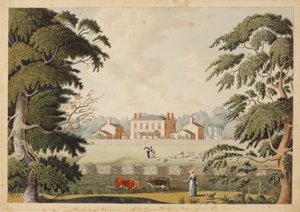 Belle Vue, la Residenza di Robert Reynolds, Esquire vista da Est da Catherine Reynolds