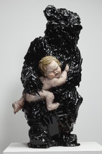 Il trovatello, 2010 (gesmonite, pittura)