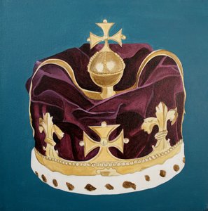 Gioielli della corona, 2001 (olio su tela) da Cathy Lomax