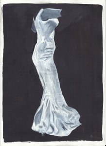 Elsie, 2012 (olio e acrilico su carta)