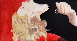 Gena, 2015 (olio su carta)