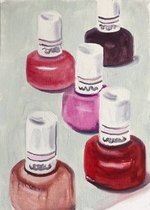 Nuovi colori, 2019 (olio su carta)