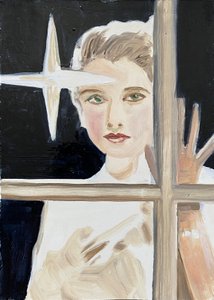 Norma, 2023 (olio su carta)