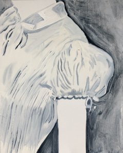 Puff, 2018 (olio su carta)