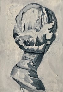 Le allegre fanciulle: Harper, 2017 (olio su lino)