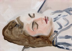 Toni Marachek, 2016 (olio su carta)