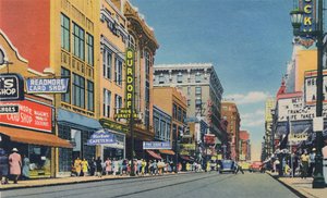 Quarta Ave., guardando a nord, 1942 da Caufield and Shook
