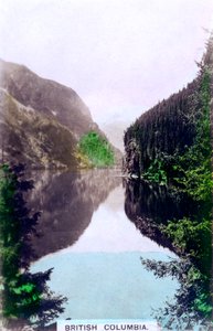 Scena costiera, Columbia Britannica, Canada, c1920s da Cavenders Ltd