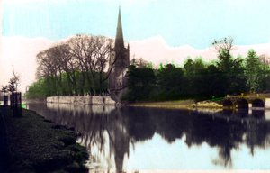 Chiesa della Santissima Trinità, Stratford-upon-Avon, Warwickshire, 1926