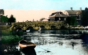 Il vecchio ponte, Christchurch, Dorset, 1926 da Cavenders Ltd