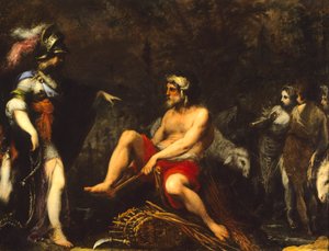 Erminia tra i pastori da Cecco  Bravo