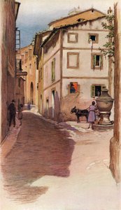 Una scena di strada maiorchina da Cecil Charles Windsor Aldin