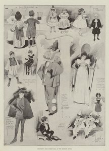 Balli in maschera per bambini alla Mansion House da Cecil Charles Windsor Aldin