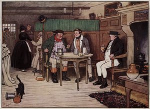 Illustrazione per The Pickwick Papers di Cecil Aldin da Cecil Charles Windsor Aldin