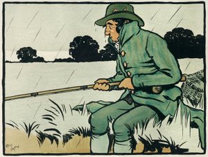 Sport e giochi inglesi antichi: Pesca da Cecil Charles Windsor Aldin
