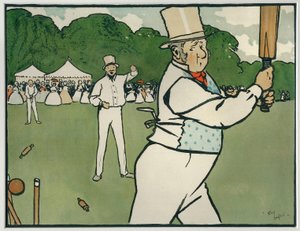 Vecchi sport e giochi inglesi: Cricket da Cecil Charles Windsor Aldin