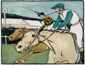 Vecchi sport e giochi inglesi: corsa da Cecil Charles Windsor Aldin