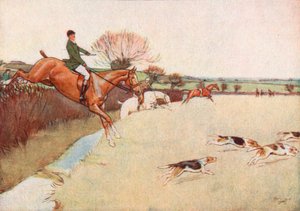 I Cani correvano attraverso il Campo... i Cavalli seguivano da vicino i Cani da Cecil Charles Windsor Aldin