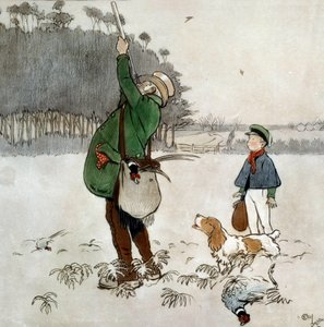 Il cacciatore che spara alle anatre da Cecil Charles Windsor Aldin