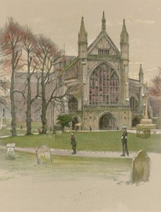 Cattedrale di Winchester da Cecil Charles Windsor Aldin