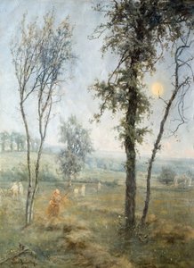 Fienagione al chiaro di luna, 1876 da Cecil Gordon Lawson