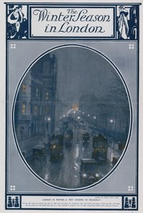 Londra in inverno - una serata piovosa a Piccadilly