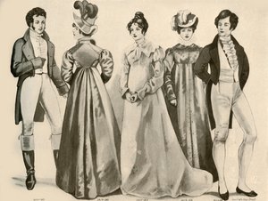 Abbigliamento dal 1812 al 1828, 1907, 1937