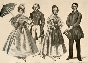 Abbigliamento dal 1824-1835, 1907, 1937 da Cecil W. Trout
