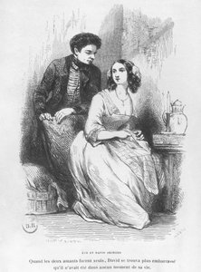 Eva e David Sechard, illustrazione da 