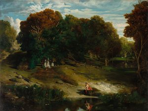 Nella Foresta da Celestin Francois Nanteuil