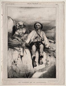 Il Bandito della Montagna da Celestin Francois Nanteuil