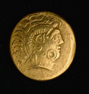 Arte celtica: statere dei Sequani, moneta d