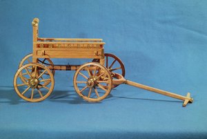 Ricostruzione di un carro trovato nella tomba di una Principessa di Vix
